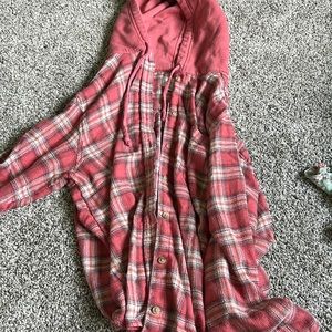 Hooded flannel